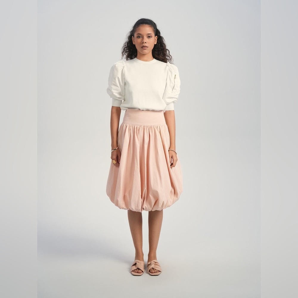 Aleeza Paris BUBBLE SKIRT Blush Sz L
